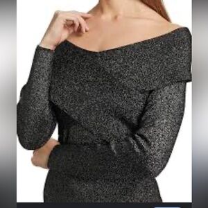 Elegant Off-Shoulder Black Blouse